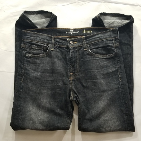 2/$50 7 For All Mankind Women's Jeans Pant Size 33 - Picture 3 of 5